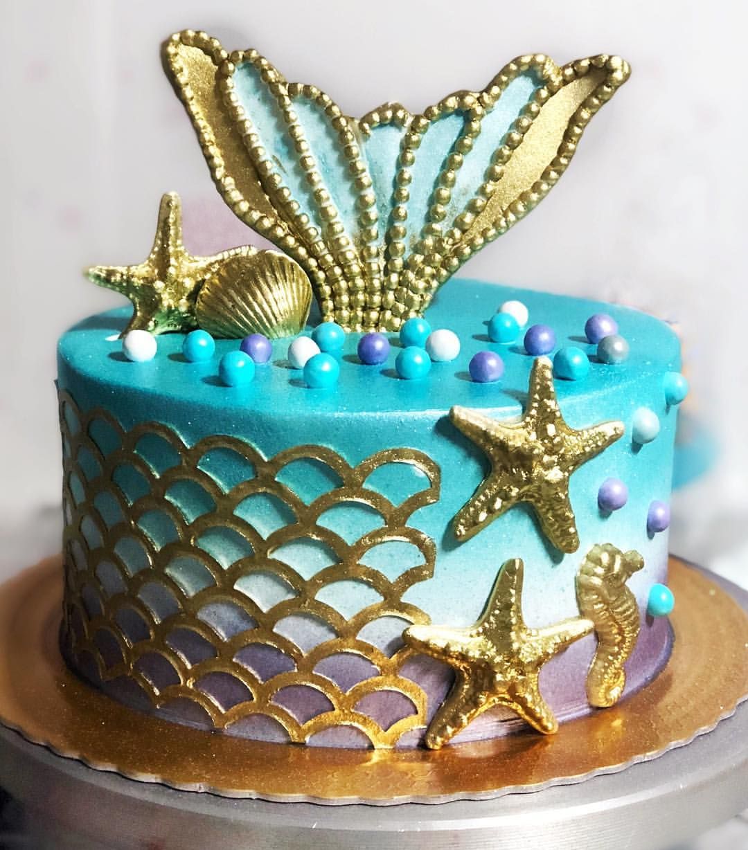 mermaid birthday cakes