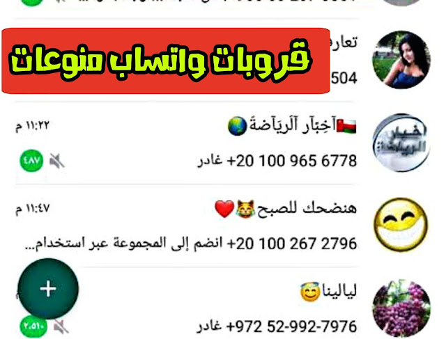 قروبات واتساب منوعات