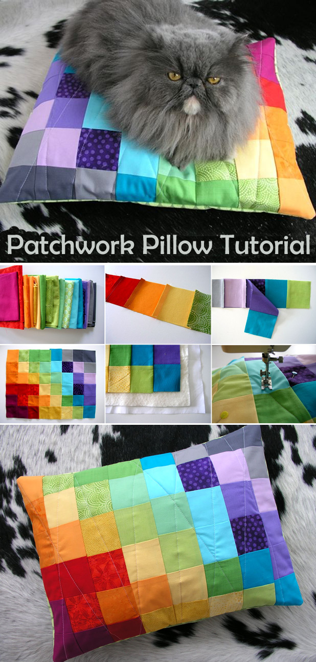 Patchwork Pillow Tutorial