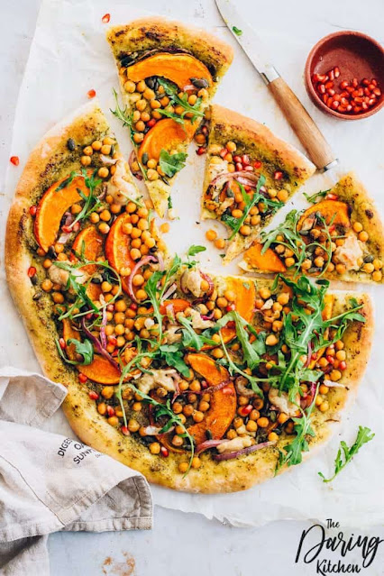 Vegan Pumpkin Pizza