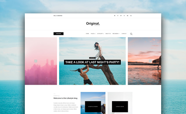 html5 blog template free download
