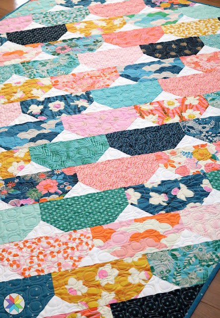 Top Notch quilt in Reverie fabrics by Ruby Star Society - pattern by A Bright Corner - layer cake and FQ friendly!