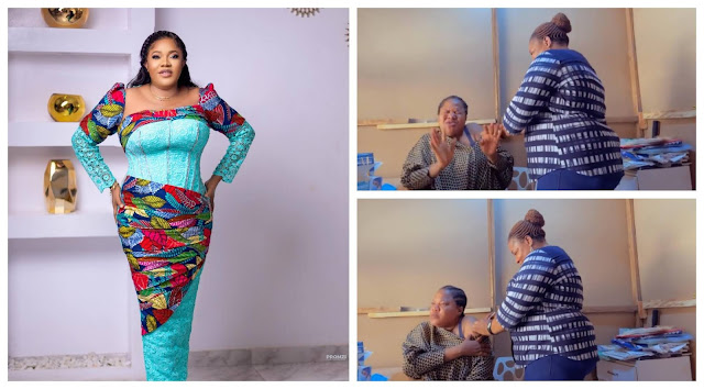 Fans reacts to the Hilarious drama as Toyin Abraham takes her Covid19 vaccine for the first time (Video)