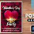 Valentine's Day Party Poster in | Photoshop 2021 Tutorial |