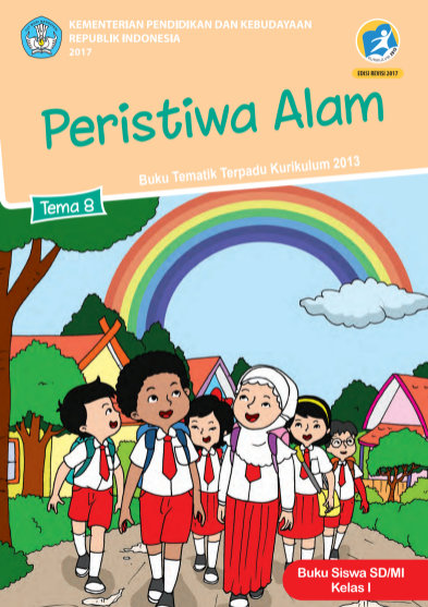 Buku Tematik Terpadu Kurikulum 2013 Kelas 1 SD/MI Tema 8 - Peristiwa Alam