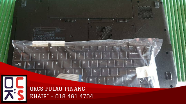 SOLVED: KEDAI LAPTOP ALMA | DELL VOSTRO PP37L BUTTON MISSING, KEYBOARD PROBLEM, NEW KEYBOARD REPLACEMENT