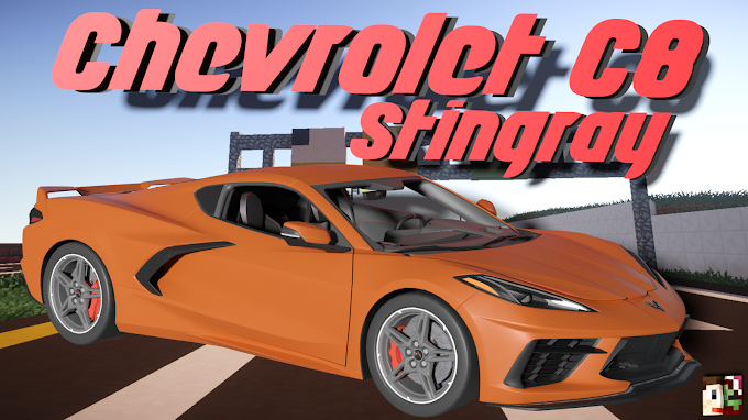 Chevrolet Corvette Stingray C8 | Minecraft Car Addon