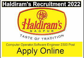 haldiram Company Jobs  Recruitment  Jobs Notification 2022