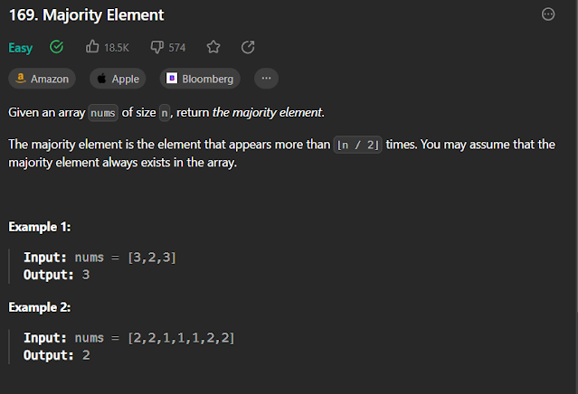 Moor's voting algorithm