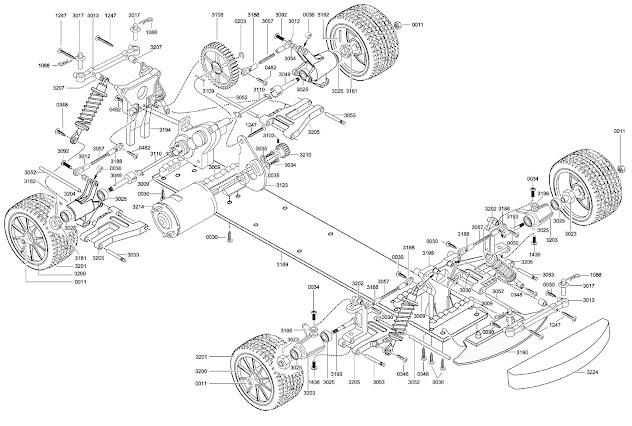 Bycmo Altaya  DeAgostini Subaru Impreza; parts and exploded view