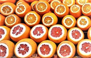 Grapefruit has fat-burning properties, reduces appetite, removes excess fluid, is useful for the liver and stomach.