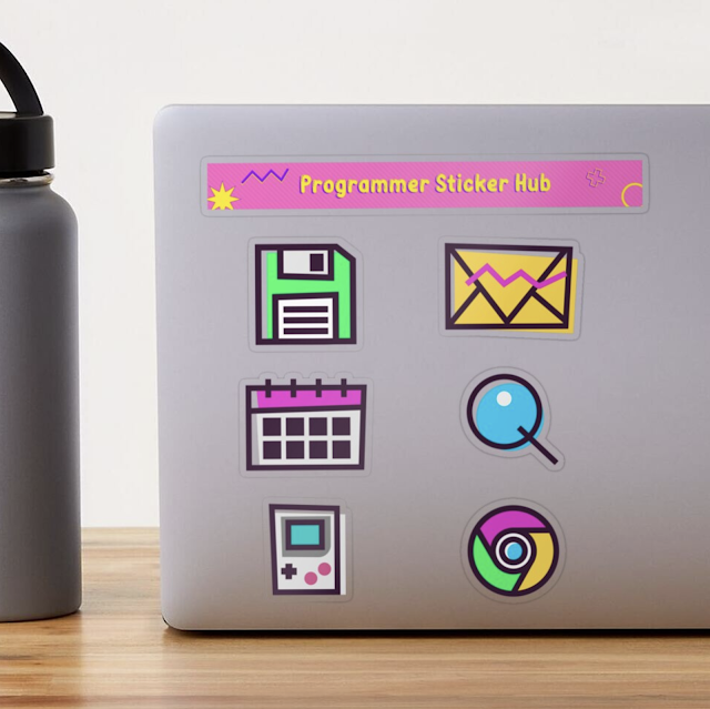 Programming Graphic design icon pack - 6 stickers