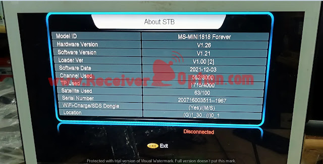 MEDIASTAR MS-MINI 1818 FOREVER HD RECEIVER NEW SOFTWARE V1.21 DECEMBER 03 2021