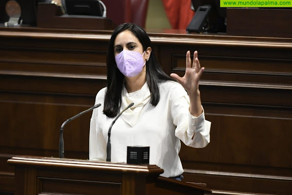 Vidina Espino urge a aprovechar los 3.000 millones del Fondo de Contingencia estatal para arreglar los destrozos causados por el volcán de La Palma