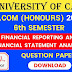 CU B.COM Sixth Semester Financial Reporting & Financial Statement Analysis (Honours) 2021 Question Paper | B.COM Financial Reporting & Financial Statement Analysis (Honours) 6th Semester 2021 Calcutta University Question Paper 