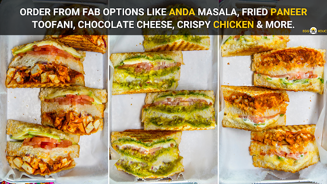 The EggHolic Has A Great Collection Of Bombay Grill Sandwiches!