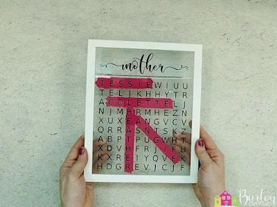 And that’s it. This project is finished. Now, you have an adorable custom made gift for Mother’s Day!