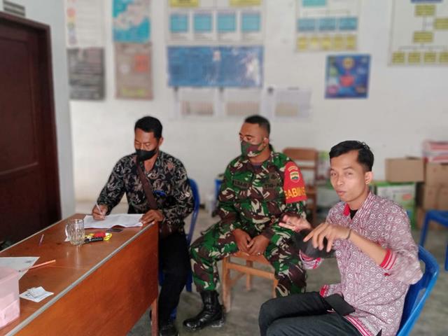 Jalin Silaturahmi Dengan Perangkat Nagori Dan Gamot Dilakukan Personel Jajaran Kodim 0207/Simalungun