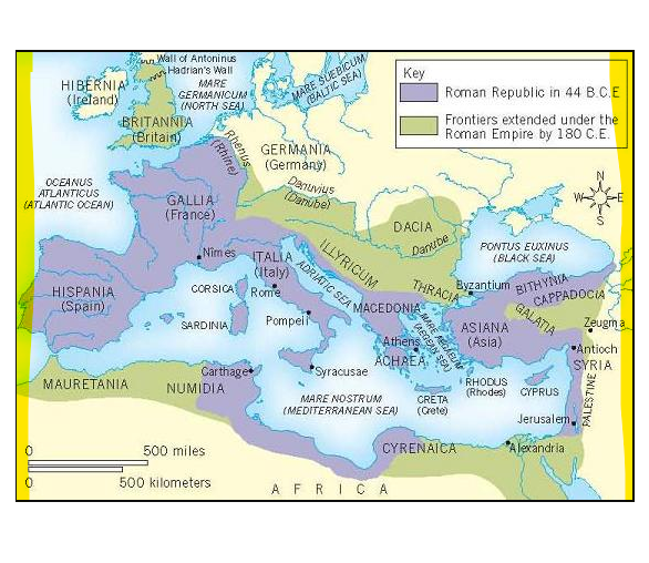 حدود الإمبراطورية الرومانية