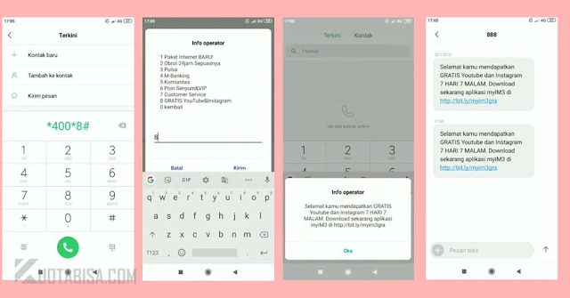 Kode Dial *400*8# – Cara Dapat Kuota Gratis Indosat Terbaru