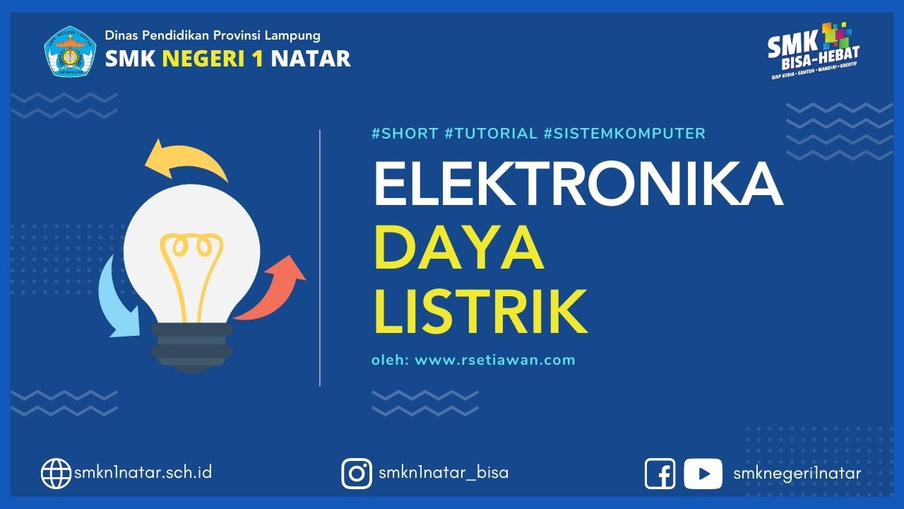 rumus daya listrik