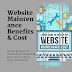  7 reasons why you should include website maintenance in your website development Cost, Benefits