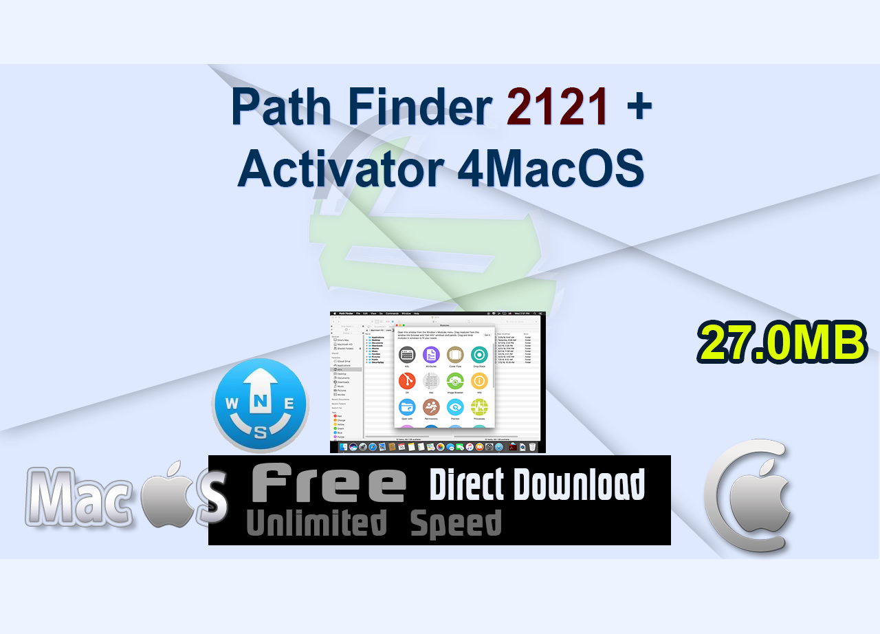 Path Finder 2121 + Activator 4MacOS