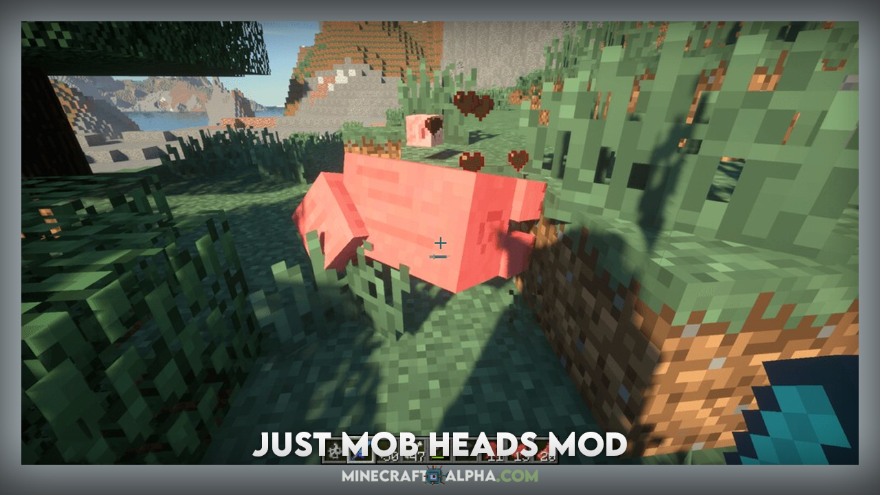 Just Mob Heads Mod 1.18.1 (Mobs Drop Their Head on Death)