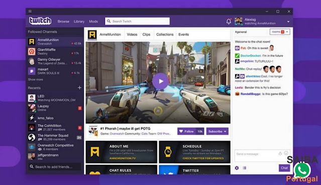 Plataforma da Twitch