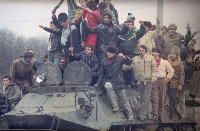 Fotografías de la revolución rumana de 1989