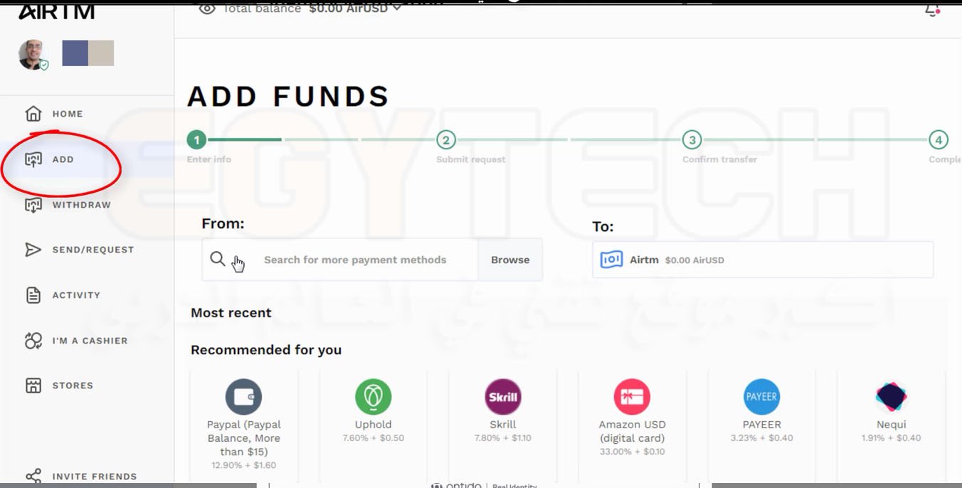 شرح كامل لطريقة انشاء حساب Airtm و توثيق و شحن الحساب - وداعا لمشكلة شحن اي بنك الكتروني