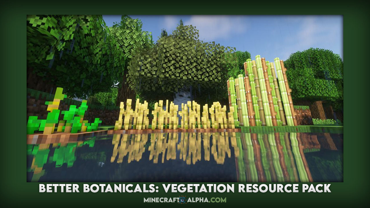 1.18.1, 1.17.1 Better Botanicals: Vegetation Resource Pack