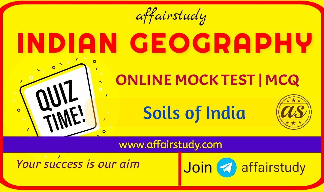 MCQ on Soils of India