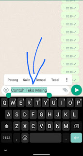 Cara Membuat Tulisan Coret di Wa (WhatsApp)