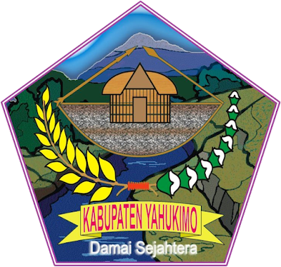 Logo / Lambang Kabupaten Yahukimo - Latar (Background) Putih & Transparent (PNG)