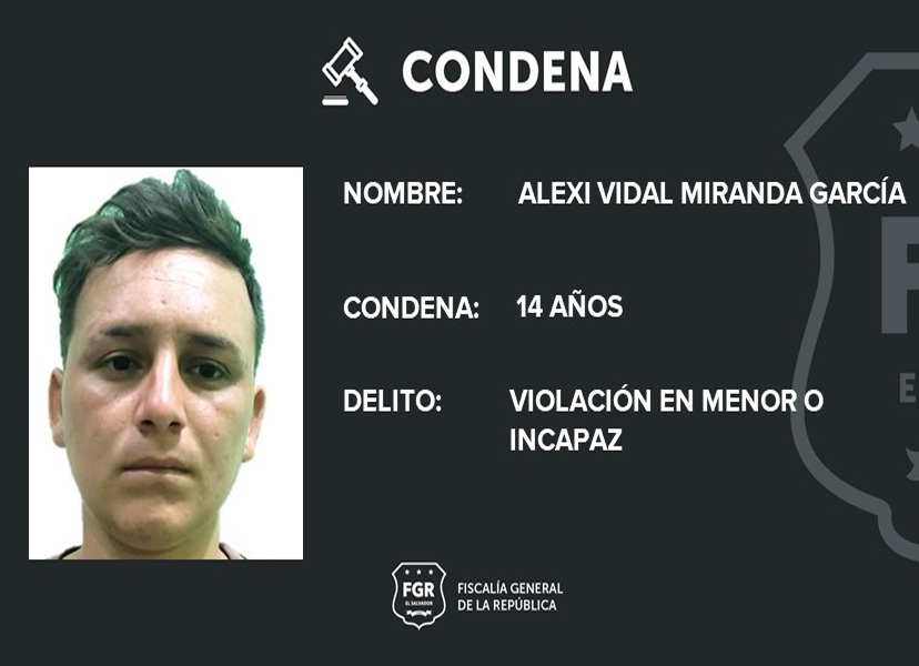 El Salvador: Castigan con prisión a dos sujetos que violaron a una adolescente en Chalatenango