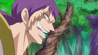 ワンピースアニメ WCI編 801話 3将星 クラッカー ビスケット Charlotte Cracker | ONE PIECE Episode 801