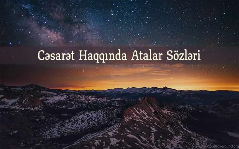 cesaret haqqinda atalar sozler Cəsarət Haqqında Atalar Sözləri cəsarətə aid sq369 cəsarətli