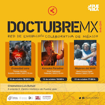 Participa Puebla en “Doctubre Mx, red de exhibición cinematográfica