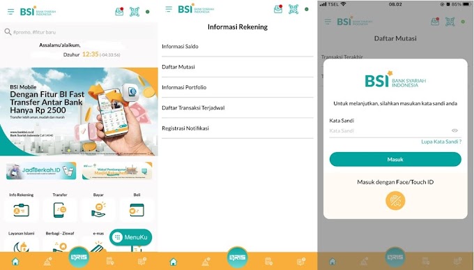 Simpel, Cara Melihat Bukti Riwayat Transaksi Di BSI Mobile