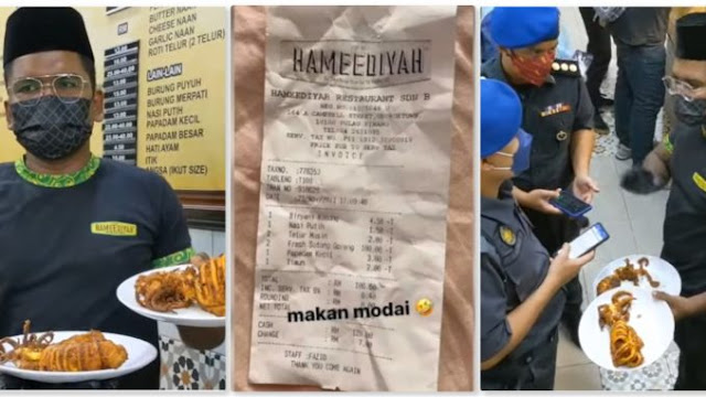 Tular 2 sotong goreng RM100, pelanggan boleh tukar lauk