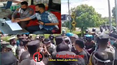 Masa Geruduk PT. Semen Baturaja, Humas Tak Dapat Ditemui Untuk Konfirmasi