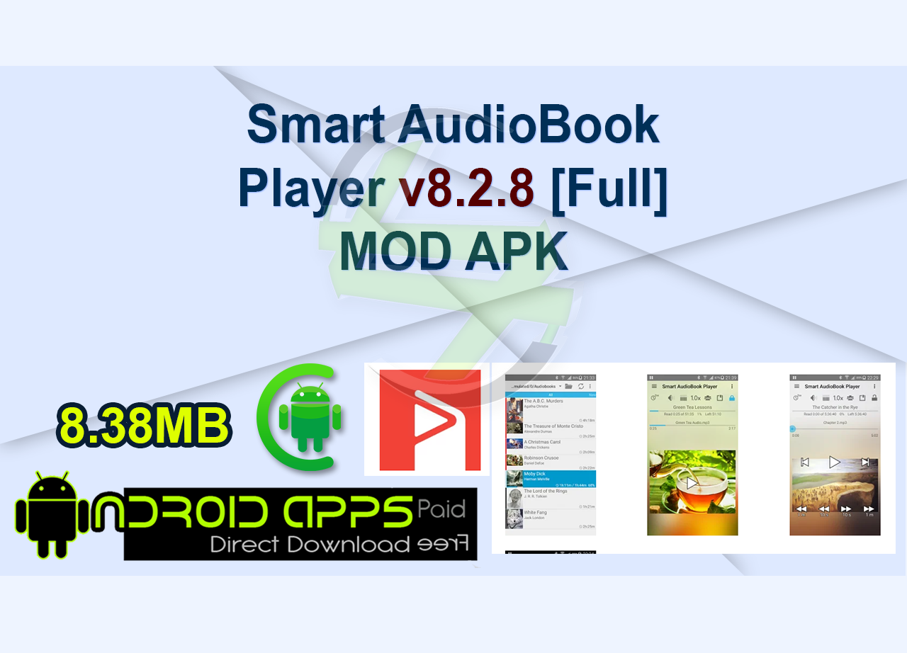 Smart AudioBook Player v8.2.8 [Full] MOD APK