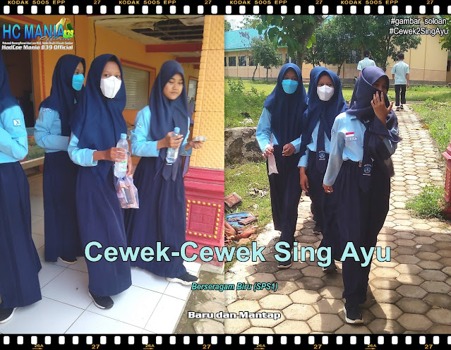 Gambar Soloan Terbaik di Indonesia - Gambar SMA Soloan Spektakuler Cover Biru (SPS1) - 24 B DG