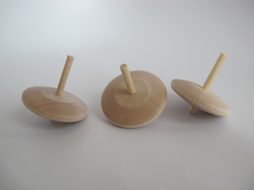 Japanese Reversible Spinning Tops.