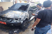 Mobil Dinas Kepala Lapas Pekanbaru Dibakar OTK Saat Parkir di Rumah