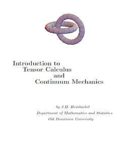 Introduction To Tensor Calculus and  Continuum Mathematics