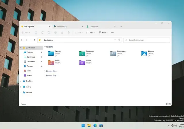 تضيف Microsoft علامات تبويب إلى File Explorer في نظام التشغيل Windows 11