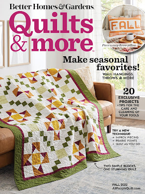 Quilts & More magazine fall 2022 issue found on A Bright Corner quilt blog