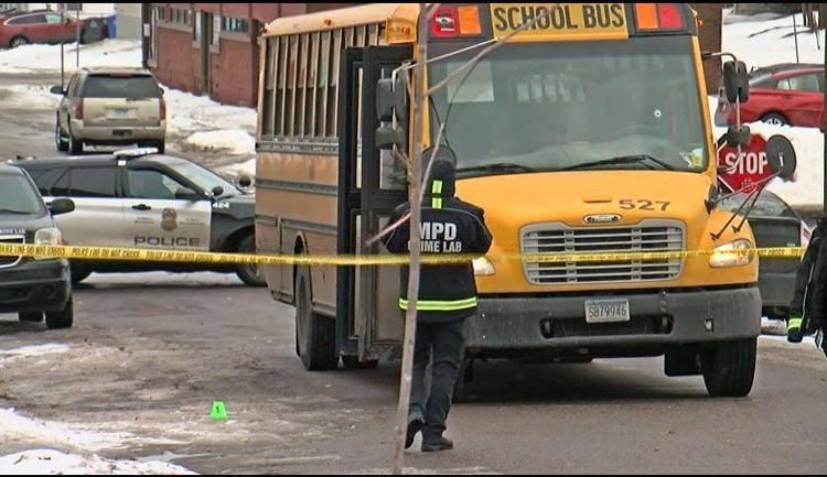 School bus driver shot in Minneapolis, children not injured